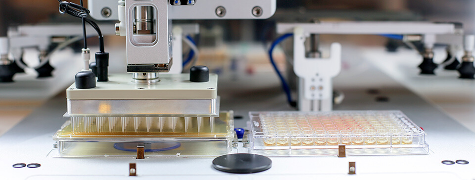 ROTOR+ transfer from deep well to agar plate