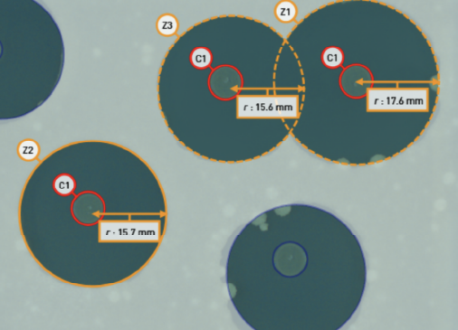 Zone of Inhibition PIXL software_colony picker