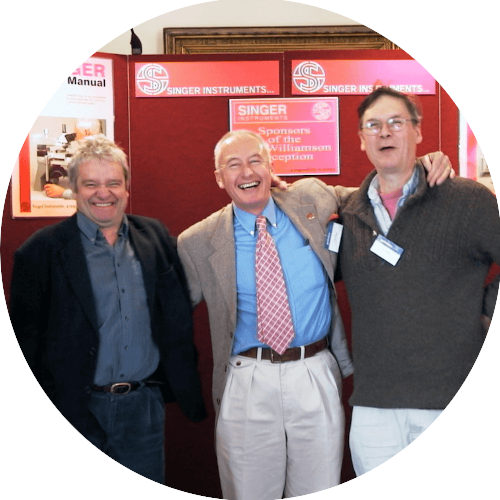 From left to right- Paul Nurse, Carl Singer and Tim Hunt